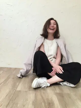 ショート ミディアム セミロング 👑圧倒的カラー👑 佐々木祐希のヘアスタイル