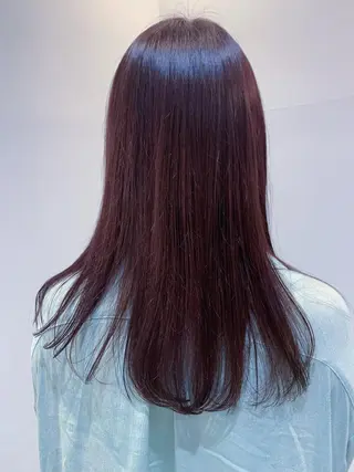 ロング カラー ブリーチなし透明感 艶🌟YOSHIKIのヘアスタイル