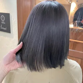 ミディアム カラー ヘアアレンジ maoブリーチ無し 似合わせカラーのヘアスタイル