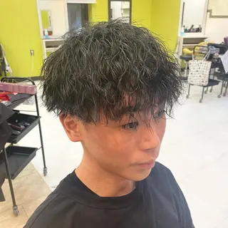 パーマ メンズ 年間2000名担当◎ パーマ職人/仲原佑樹のヘアスタイル