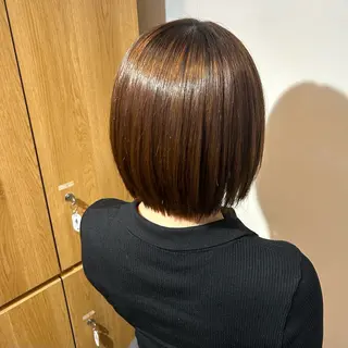 ショート ブリーチなしベージュ /ヘアセット/ミユのヘアスタイル