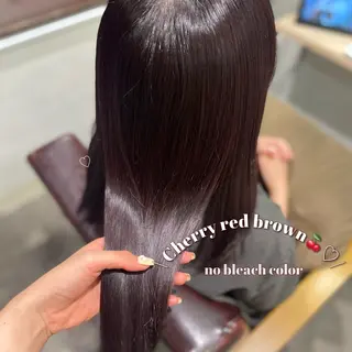 セミロング カラー est-r.Fukuoka 福岡博多店所属・arisa/艶カラー /透明感カラーのヘアスタイル