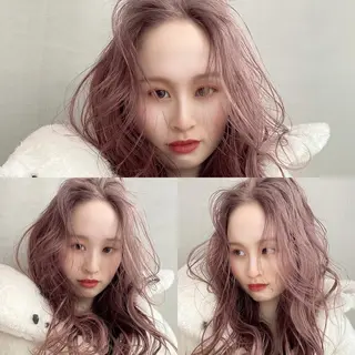 ロング カラー 💜ハイトーン💛 マジカルかいちゃんのヘアスタイル