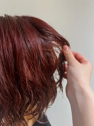 ショート カラー パーマ 🍒 Rino 🍒 カットモデル募集中のヘアスタイル