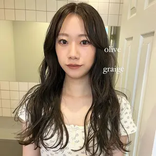 ロング カラー arisa/暖色 /伏見/レイヤーのヘアスタイル