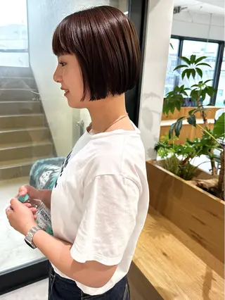 ショート カラー Ocean Hair&Life  【オーシャンヘアーアンドライフ】所属・水田 成美のヘアスタイル