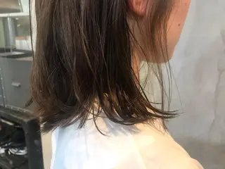 ミディアム カラー ヘアアレンジ stylist/蛯谷 珠里のヘアスタイル