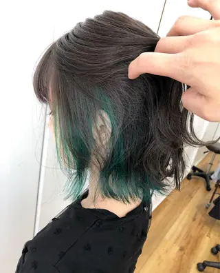 ショート カラー Le/a谷町 野上幹太のヘアスタイル