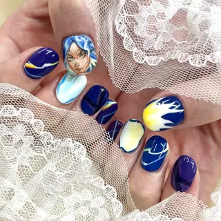 ショート ネイル 池袋痛ネイル Nok. 渡辺のネイルデザイン