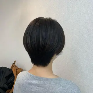 ショート カラー ✨艶カラー/韓国ヘア ✨momoriのヘアスタイル