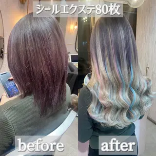 ロング 新宿/韓国ヘア 中明度カラー/かやのヘアスタイル