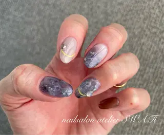 ネイル ヘアーサロン大野所属・nailsalon SWATiのネイルデザイン