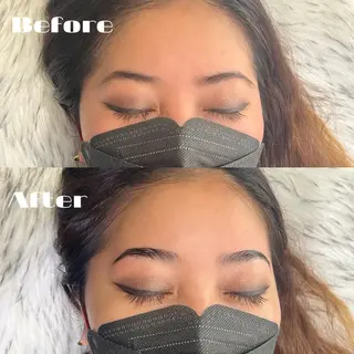 アイブロウ Mizuliネイル 眉毛メイクのサロンのネイルデザイン