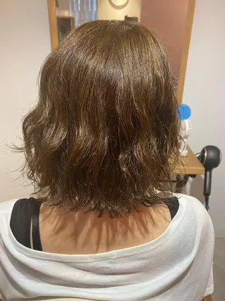 ミディアム パーマ 韓国風&髪質改善特化 ✂️MISAKI✂️のヘアスタイル