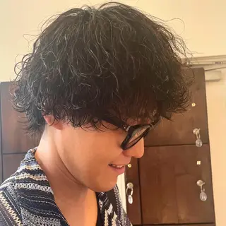 ショート パーマ メンズ すげさやか ✨メンズカットパーマのヘアスタイル
