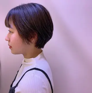 ショート 似合わせカットカラー ♡佐藤捺美のヘアスタイル