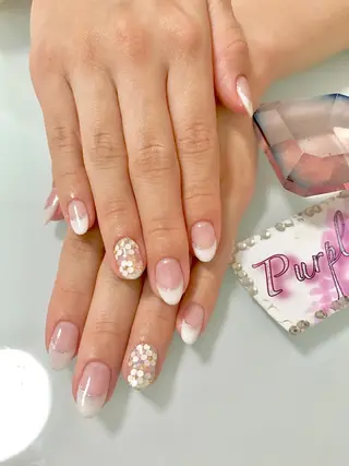 ミディアム ネイル 💎ビューティサロン 湘南　RIRAN💎のネイルデザイン