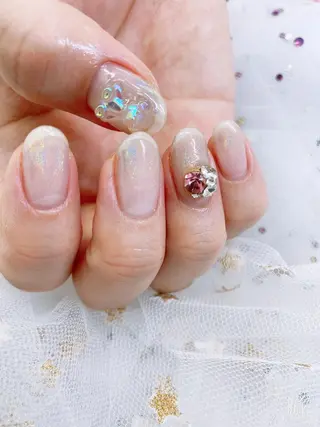 ネイル 🦋ネイルサロン ブラン🌈ゆりのネイルデザイン