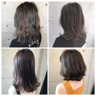 ミディアム 💎馴染むエクステ ×カラーTOMO💎のヘアスタイル