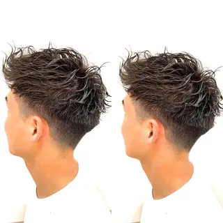 パーマ ゼロスバーバーショップ所属・予約1000件超 ✨メンズパーマのヘアスタイル