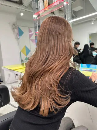 ロング 渋谷/透明感カラー /半個室/こうめいのヘアスタイル