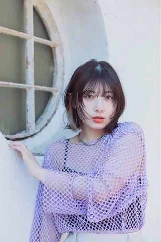 ショート ボブ/レイヤー/ ダブルカラー/みのりのヘアスタイル