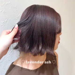 ミディアム ブリーチなしカラー ダブルカラーエクステのヘアスタイル