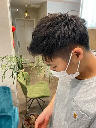 ショート メンズ XENA表参道 MIKUのヘアスタイル