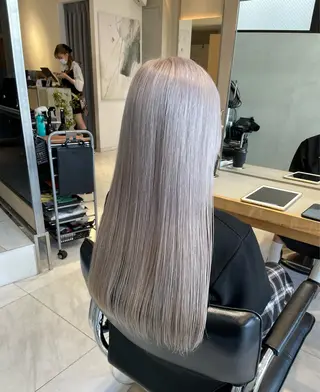 ロング カラー ヘアアレンジ 艶髪/レイヤーカット 🐣misakiのヘアスタイル