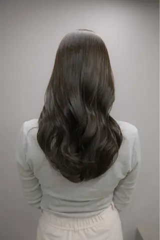 ロング カラー 日南乃/柔らか ブラウンカラーのヘアスタイル