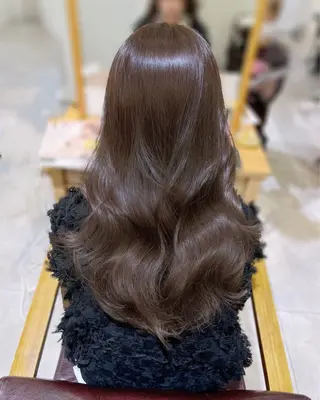 ロング カラー 韓国ヘア×髪質改善 /yoshikaのヘアスタイル