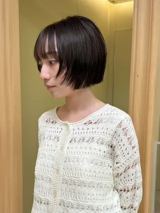 🐝 朝ラク・扱いや すいボブ／専門🐝のヘアスタイル