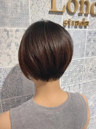 ショート lond strada所属・🌟モテ髪ショート 🌟店長　津賀涼のヘアスタイル