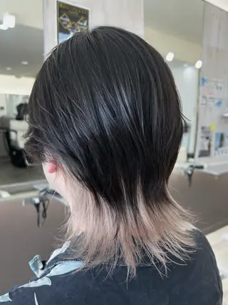 カラー メンズ レイヤーカット/ボブ 🪐花木 香菜のヘアスタイル