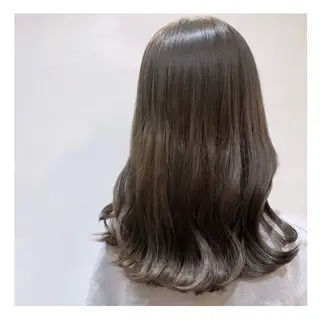 セミロング カラー ❁⃘ ち だ り さ ❁⃘のヘアスタイル