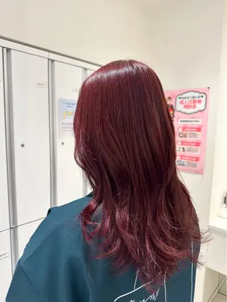 ロング 暖色カラー//了戒 美希//伊勢原のヘアスタイル