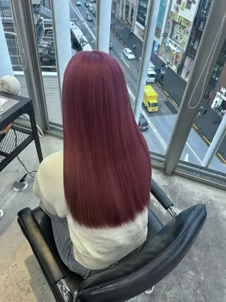 ロング カラー ヘアアレンジ 🎀ブリーチ×艶髪 🎀  ♡さや♡のヘアスタイル