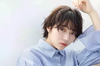 ショート カラー パーマ 【全席個室サロン】 NUMBER 天王寺のヘアスタイル