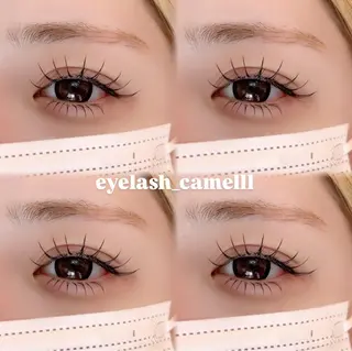 マツエク・マツパ 【那覇/束感まつ毛】 ｷｬﾒﾙのマツエク・マツパデザイン