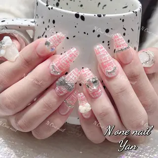 ネイル 長いだし/スカルプ/ パラシェルN.oneのネイルデザイン