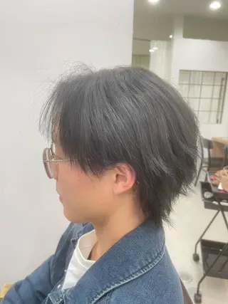 ミディアム カラー メンズ 東 尚人のヘアスタイル