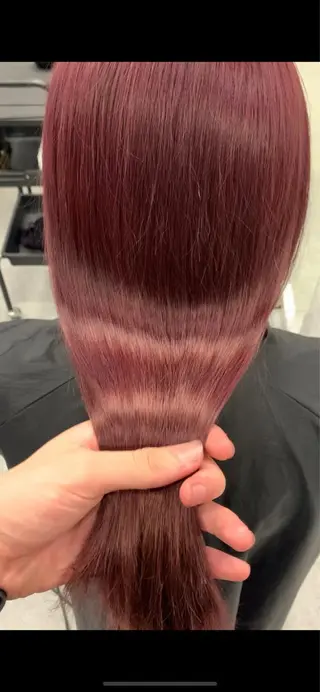 セミロング カラー ブリーチなし暖色 💗AKARI💗のヘアスタイル