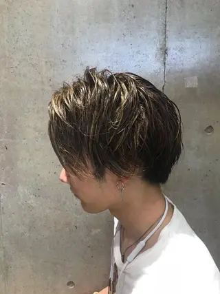 カラー メンズ 一ノ瀬 蘭のヘアスタイル