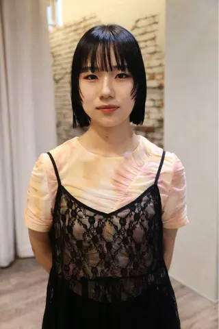 ショート デザインパーマ 藤田和樹のヘアスタイル