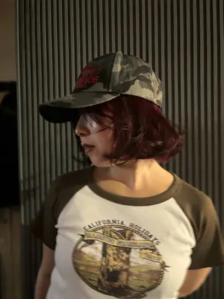 ショート カラー ヘアアレンジ marino マリノのヘアスタイル