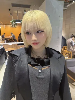 ショート カラー 💎透明感カラー特化 💎TAISEIのヘアスタイル