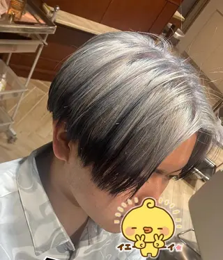 カラー メンズ backstage青山店所属・山中 あるのヘアスタイル