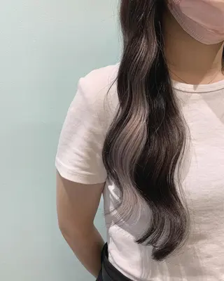 ロング カラー ヘアアレンジ 🐈‍⬛ララモアナ yuri🐈‍⬛のマツエク・マツパデザイン