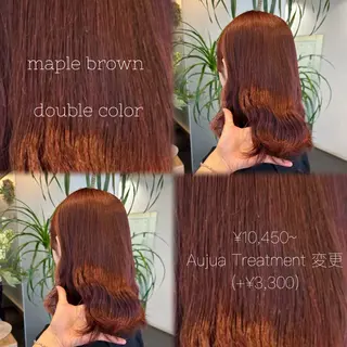 ミディアム カラー suzuna/暖色 カラー💞/スパのヘアスタイル