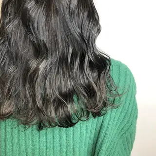 セミロング カラー ヘアアレンジ マツエク・マツパ Noah's　Ark所属・透明感カラー🫧ヘア セット🫧松本菜月の眉毛・アイブロウイメージ